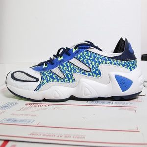 Adidas White / Blue / Green FYW S-97 Running Shoes